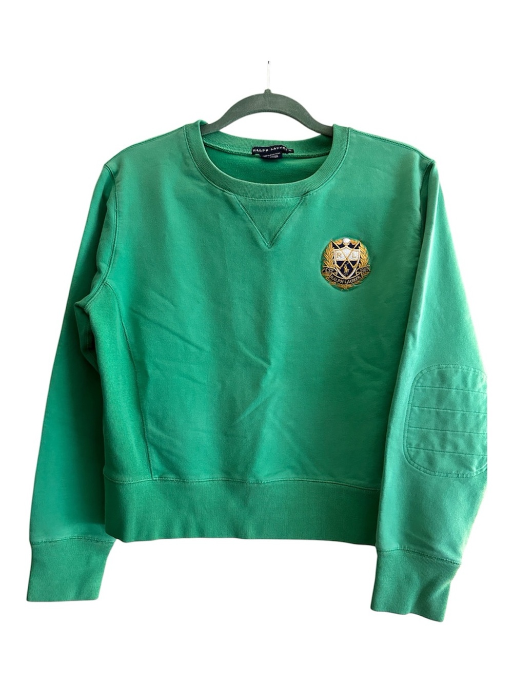 Ralph Lauren Crew Neck Sweatshirt in 🟢. Women’s XL, fits like S/M.